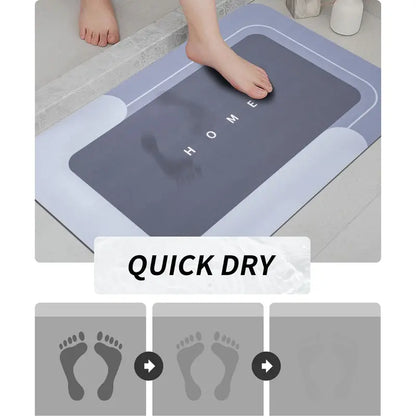 Step Into Cloud-Like Softness — The Ultimate Absorbent Shield For Your Bathroom - Light Gray*3 Counts