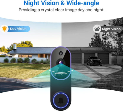 Stay Connected to Your Home Anywhere with 1080P Smart Video Doorbell