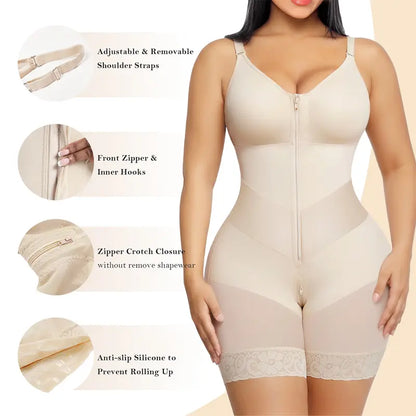 V-Shaped Hourglass Body Shaper – Instant Tummy Control & Butt Lifter