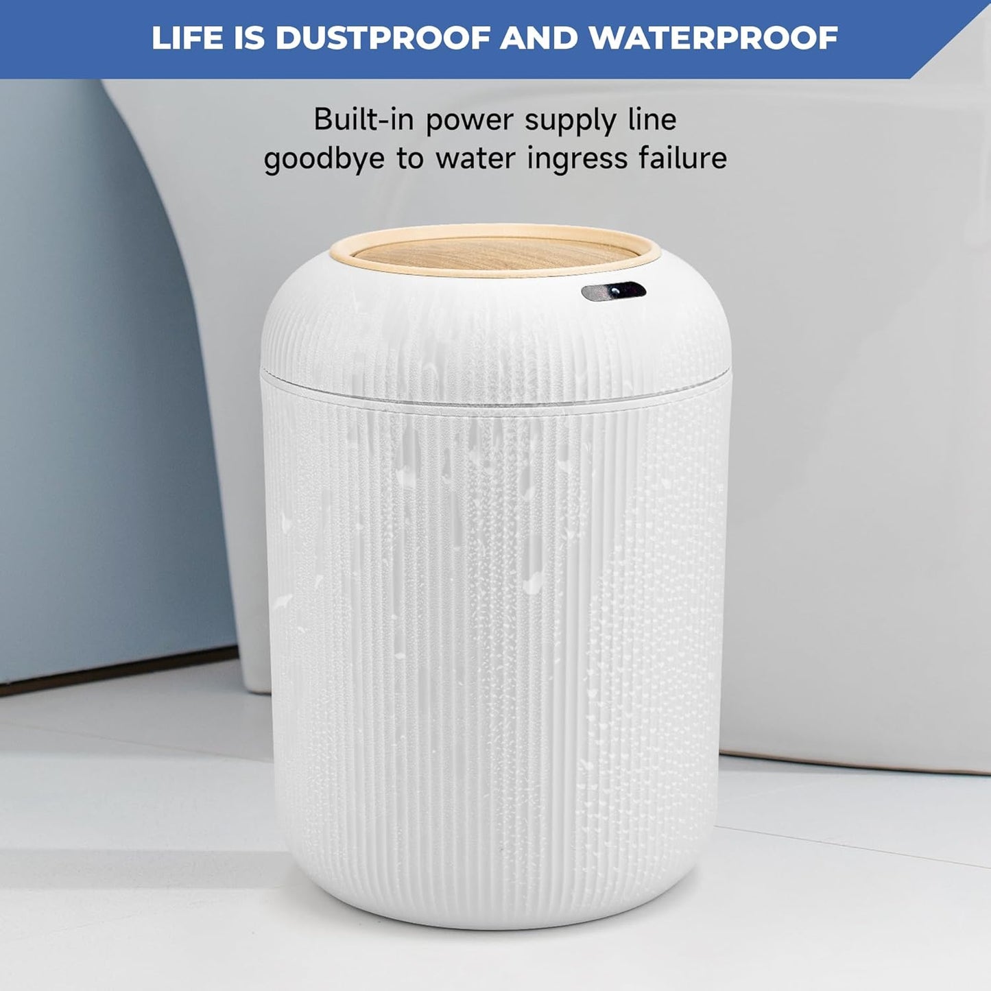 Pukomc™ Hands-Free Smart Trash Can: The Ultimate Touchless Hygiene Solution