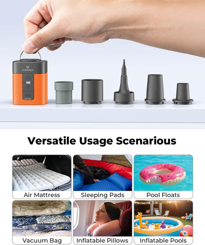 Inflate Anything In Seconds — The World’s Fastest Ultra-Portable Power Pump