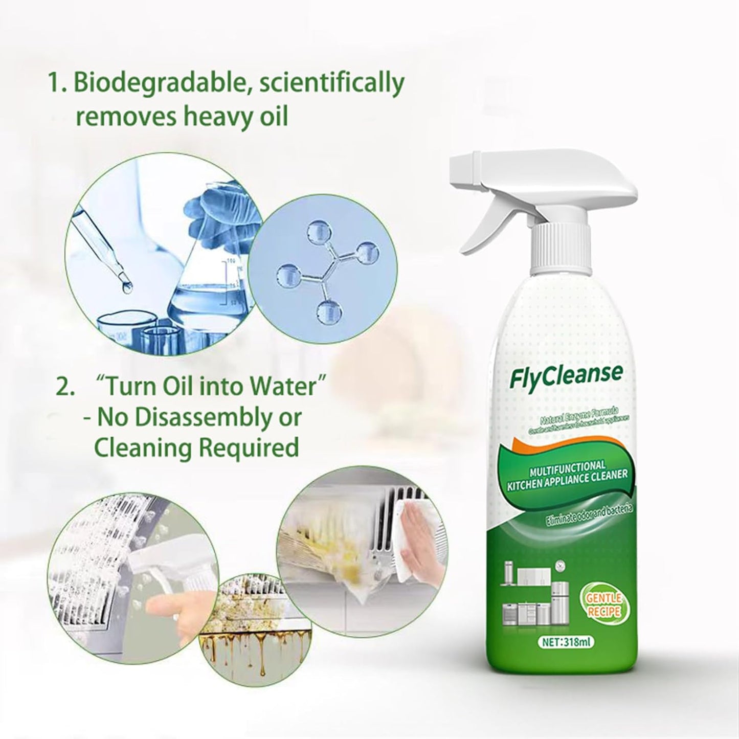 Grease Dissolves, Shine Returns: The Power of Natural Enzymes.