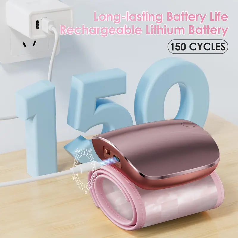 Portable Wrist Blood Pressure Monitor with Smart Voice Broadcast
