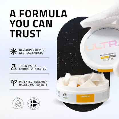 Zero Nicotine. Zero Tobacco. Just Pure Paraxanthine Focus.