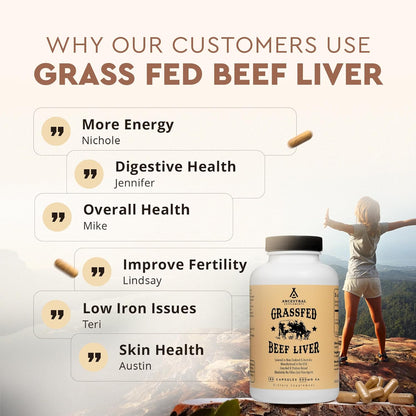 Reclaim Your Primal Energy With Grass Fed Beef Liver Capsules