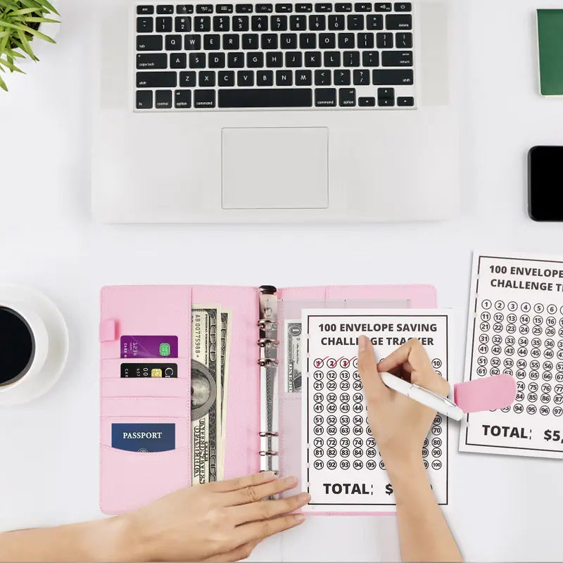 100 Envelopes Money Saving Challenge Binder - The Fun Way to Save $5,050