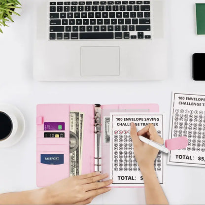 100 Envelopes Money Saving Challenge Binder - The Fun Way to Save $5,050