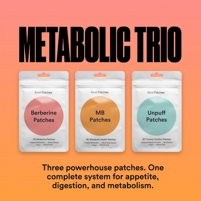 Kind Patches Metabolic Trio – Transform Your Wellness with 24-Hour Transdermal Support