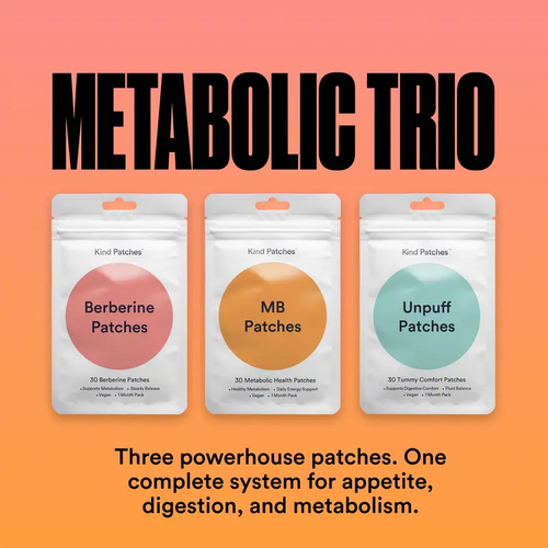 Kind Patches Metabolic Trio – Transform Your Wellness with 24-Hour Transdermal Support
