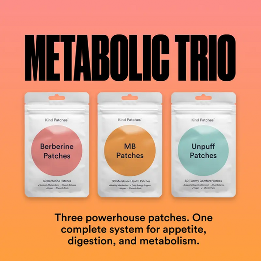Kind Patches Metabolic Trio – Transform Your Wellness with 24-Hour Transdermal Support