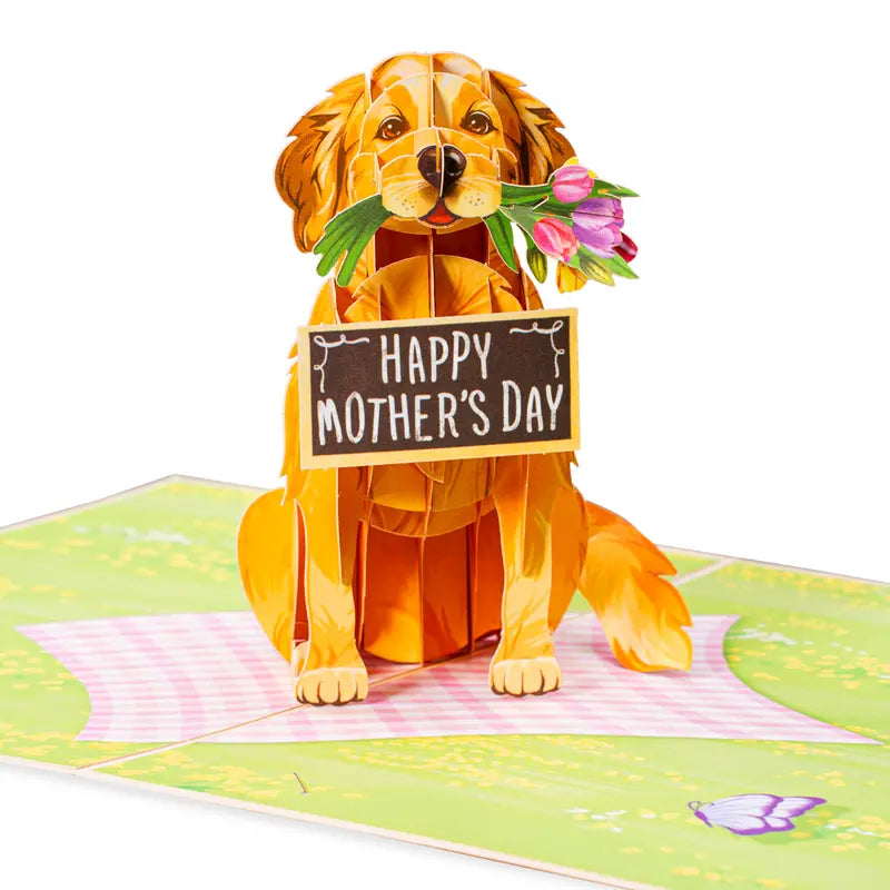 Handcrafted 3D Pop-Up Mother's Day Card - Exquisite Floral Butterfly Art