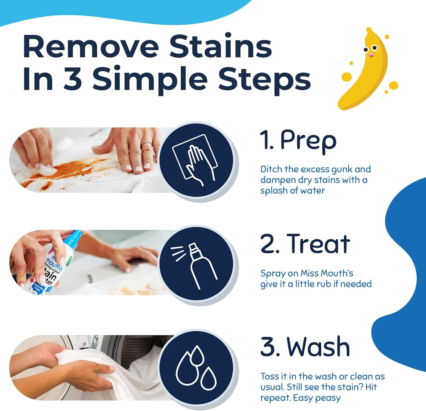 Erase Messes In Seconds — The "Magic" Stain Remover That Actually Works On Everything. 👕✨ - 3 Pack