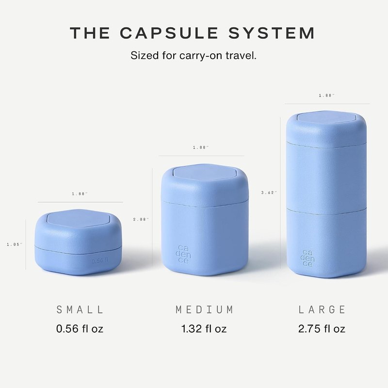 Magnetic Modular Hexagon Travel Jars - Leakproof & TSA-Approved