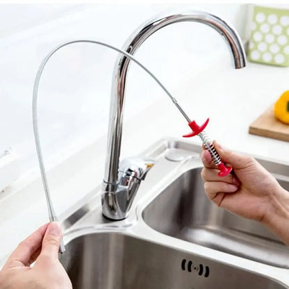 Flexible 4-Claw Drain Clog Remover & Rescue Grabber Tool