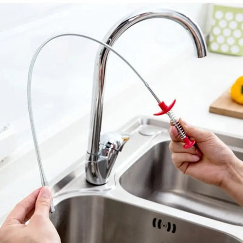 Flexible 4-Claw Drain Clog Remover & Rescue Grabber Tool