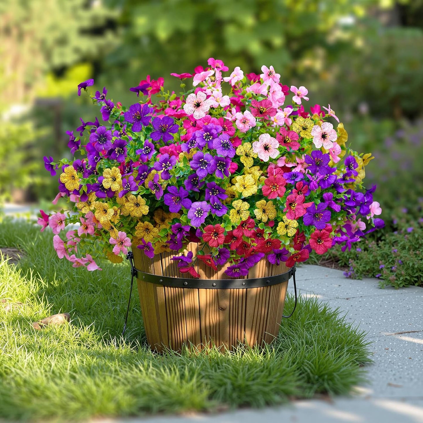 Forever Blooming. Zero Maintenance - 24 Bundles Silk Daisy
