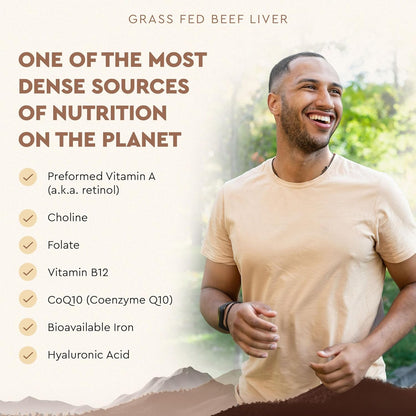 Reclaim Your Primal Energy With Grass Fed Beef Liver Capsules