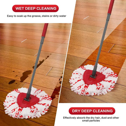 🎁 BUY 1 GET 1 FREE - Deep-Cleaning Microfiber Spin Mop Head Replacements