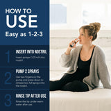 Iodine & Fulvic Acid Nasal Spray – [30-Day Supply Set] – 360° Daily Defense Nasal Cleanse