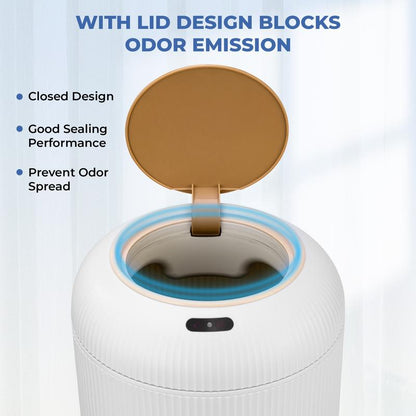 Pukomc™ Hands-Free Smart Trash Can: The Ultimate Touchless Hygiene Solution