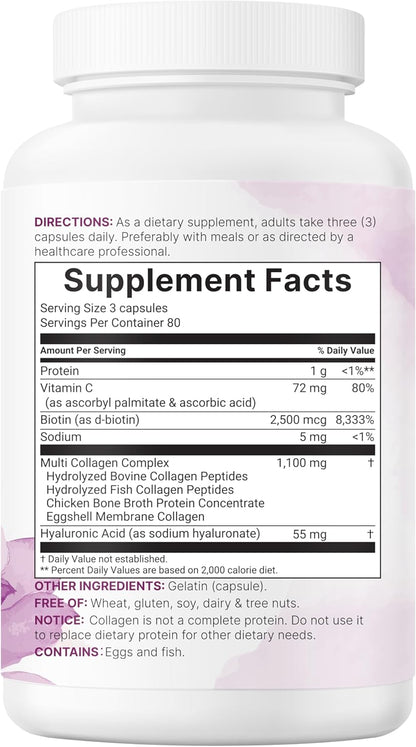 Five Types of Collagen. One Complete Solution