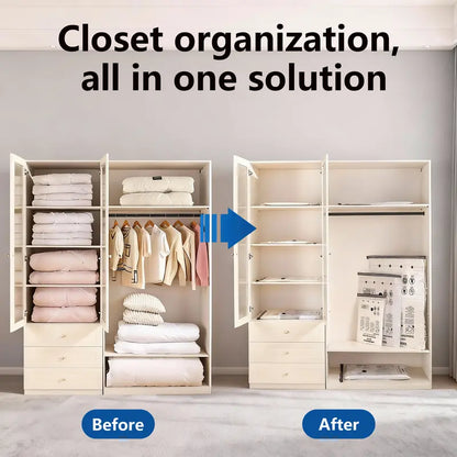 Double Your Suitcase Space. Effortlessly