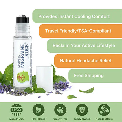 Fast-Acting Natural Relief for Migraines & Tension Headaches