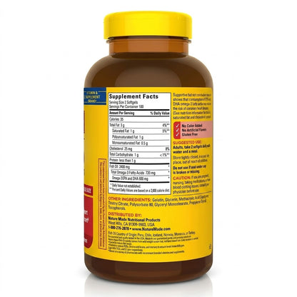 Triple Strength Omega-3 for Heart & Brain Vitality
