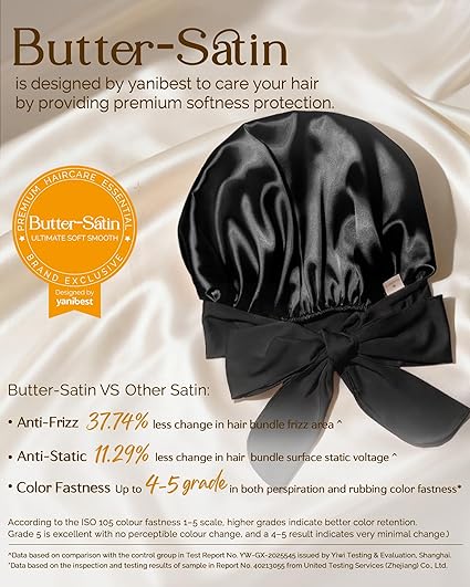Wake Up to Salon-Perfect Hair: The Ultimate Double-Layer Silk Satin Bonnet