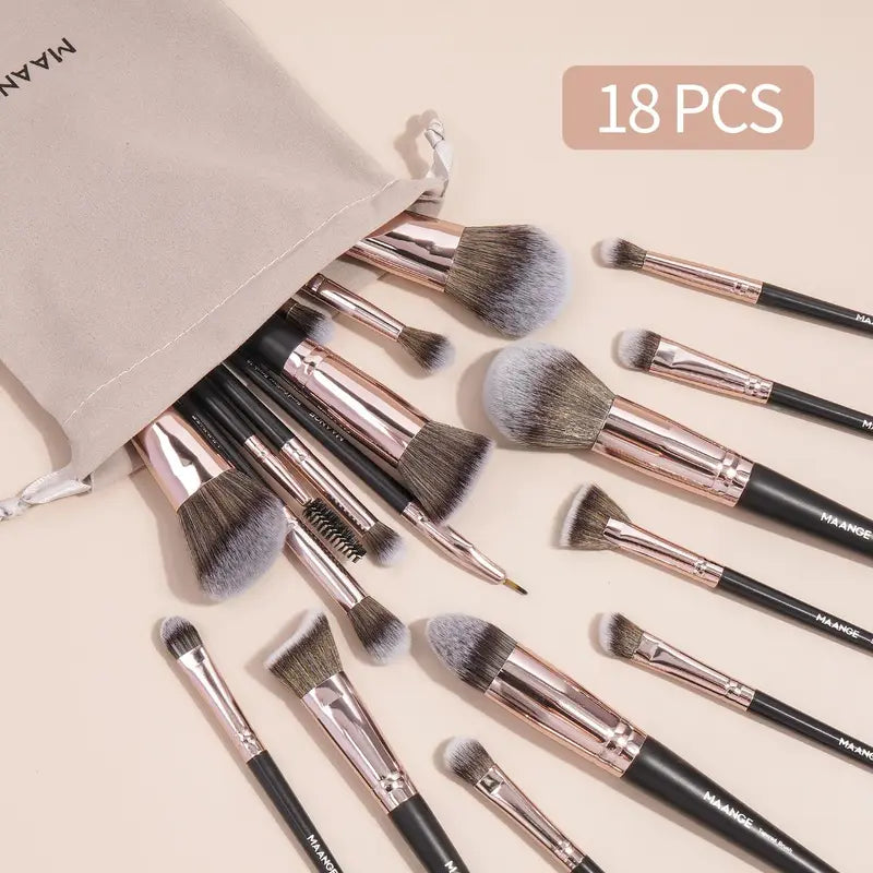 Your Complete Beauty Arsenal — 18 Pro Brushes For A Flawless Filter-Look