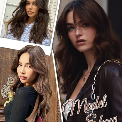 Get Instant Volume & Flawless Blending Wavy Hair Topper In 3 Seconds