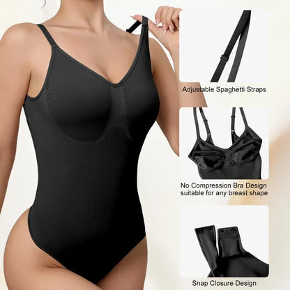 Invisible Backless Body Shaper – Instant Tummy Control Bodysuit