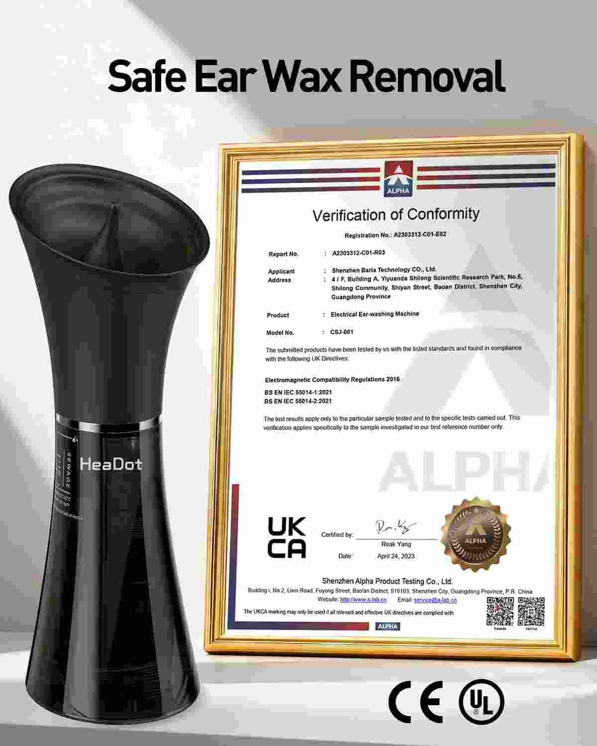 Safe Electric Water Spray Ear Wax Removal Kit for Instant Relief