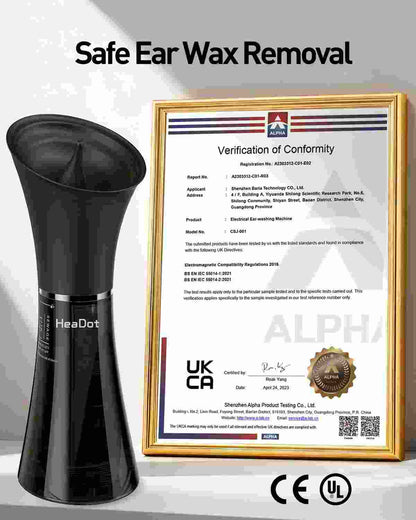 Safe Electric Water Spray Ear Wax Removal Kit for Instant Relief
