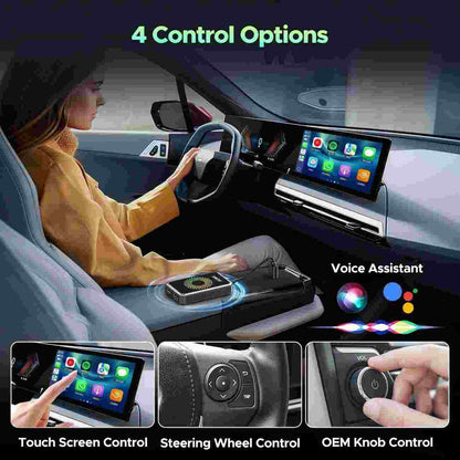 2026 Wireless CarPlay Adapter with Smart Video Streaming