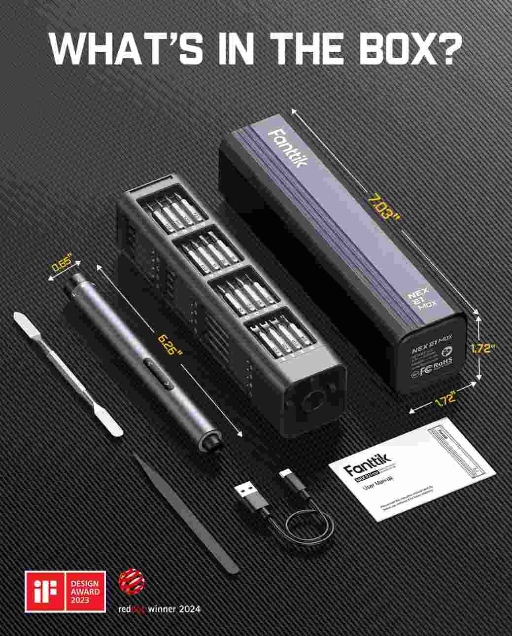 Fix Anything Instantly With 50-in-1 Cordless Precision Screwdriver Set