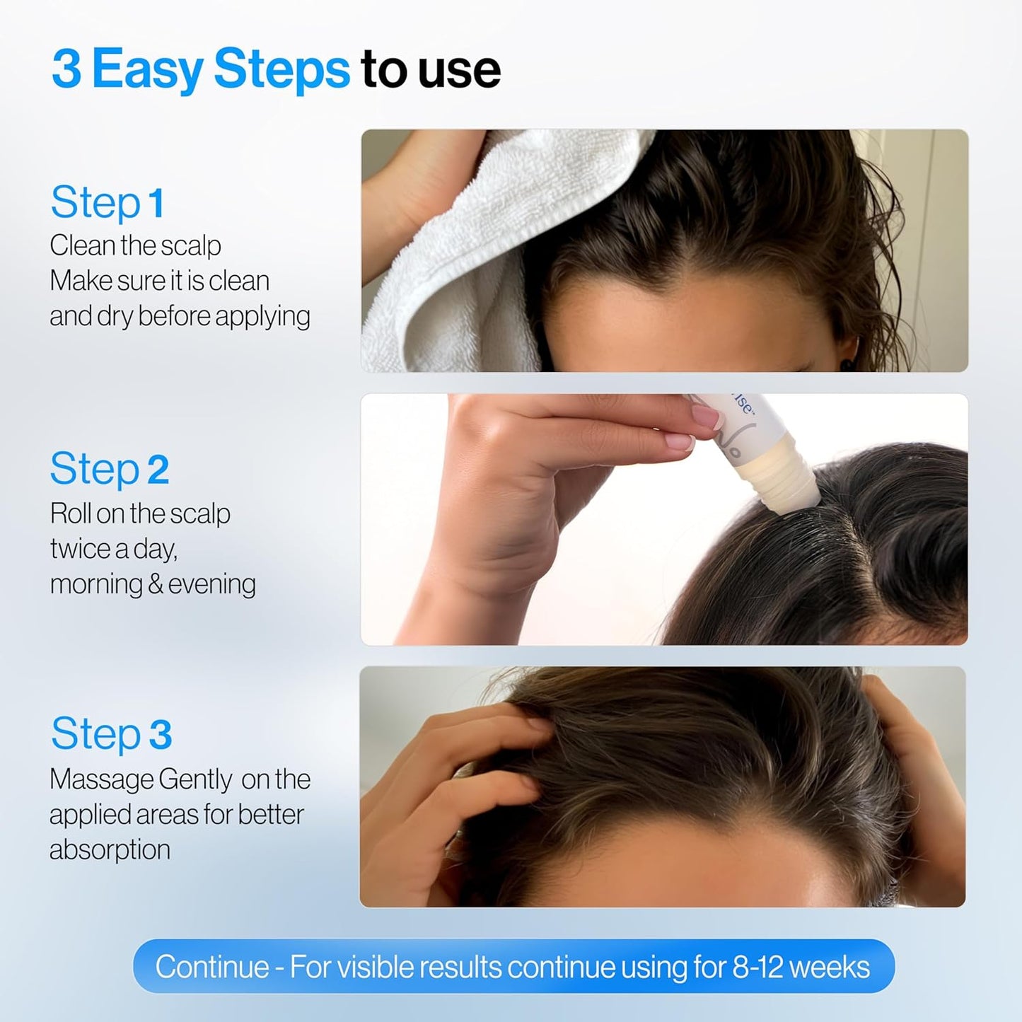 Wake Up Your Hair Follicles — The Precision Roll-On For Visibly Thicker, Fuller Hair