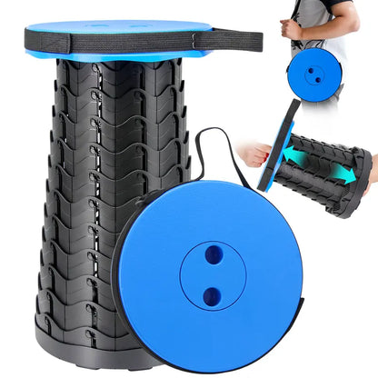 Ultra-Portable Retractable Telescopic Stool