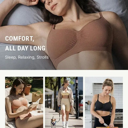Wireless Comfort Bra for All-Day Zero-Pressure Support