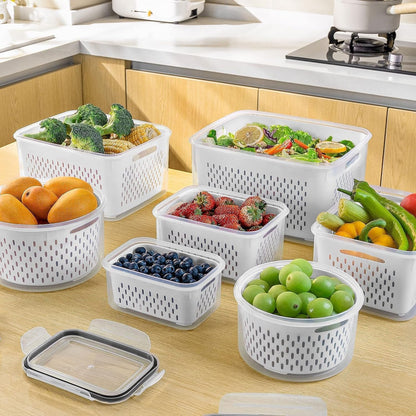 Freshness Locked, Clutter Gone — The Ultimate 5-in-1 Fridge Transformation