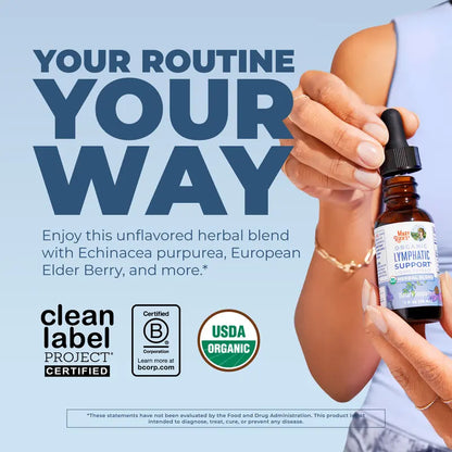 Support Your Immune System and Lymphatic Flow with Herbal Drops