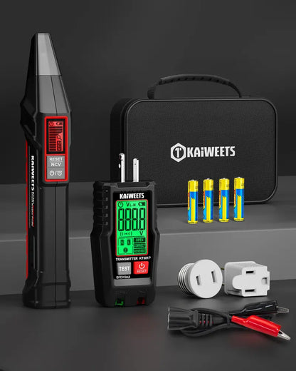 Digital AC Circuit Breaker Finder and Socket Tester with Live LCD Display
