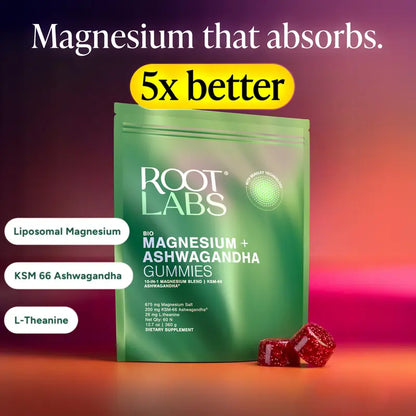 Deep Calm Liposomal Magnesium & KSM-66® Ashwagandha Gummies