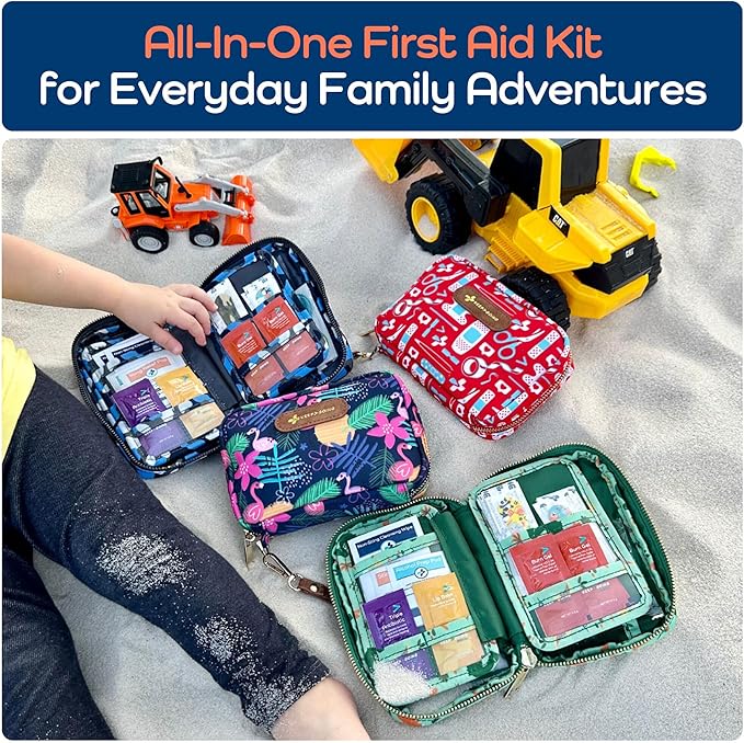 130-Piece Portable Family First Aid Kit - Compact & Organized Emergency Gear