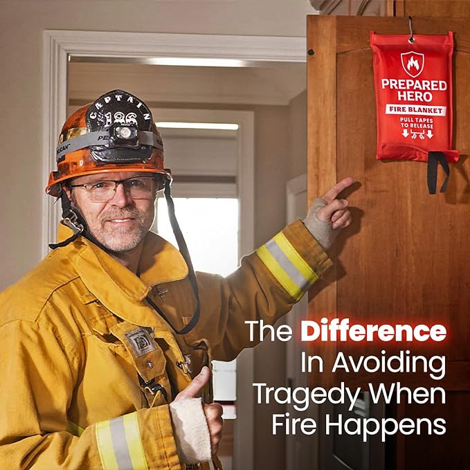 Instant Fire Suppression Blanket: Stop Fires in Seconds Without the Mess
