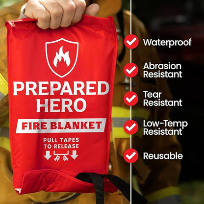 Instant Fire Suppression Blanket: Stop Fires in Seconds Without the Mess