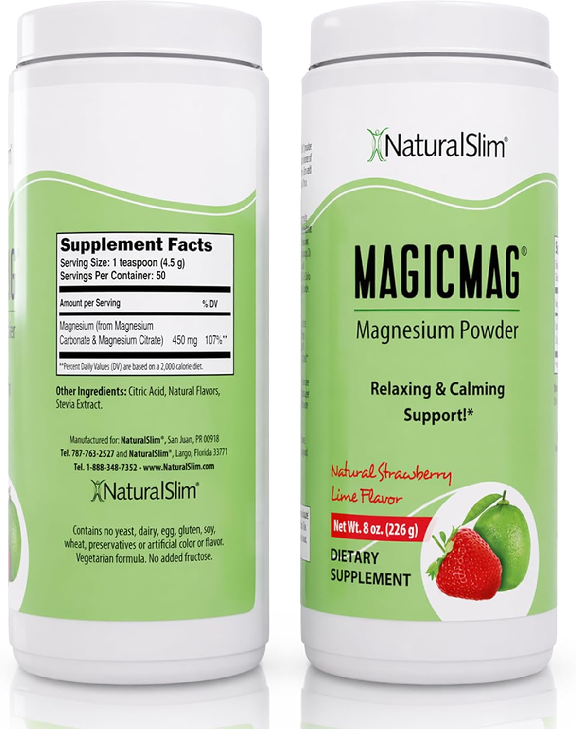 Effervescent Magnesium Citrate Powder for Deep Relaxation & Digestive Comfort