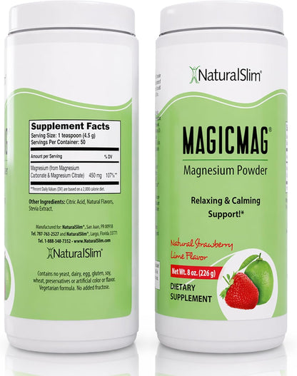 Effervescent Magnesium Citrate Powder for Deep Relaxation & Digestive Comfort