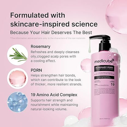 Advanced Rosemary PDRN Hair Recovery & Strengthening System