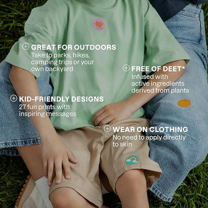 All-Natural Shield: DEET-Free Mosquito Repellent Patches for Kids & Adults